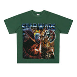 Film Star T Shirt European and American Classic Star Wars Movie Short Sleeve Loose Retro T-shirt
