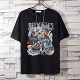 Basketball Sports T Shirt Loose Student Basketball Sport Short Sleeve T-Shirt Men'S Cotton Casual Top