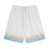 Casablanca Shirts And Shorts 2 Pieces Set Summer Casual Waves