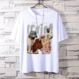 Basketball Sports T Shirt Loose Student Basketball Sport Short Sleeve T-Shirt Men'S Cotton Casual Top