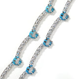 Chains Hip Hop 5mm Tennis Chain Copper with Zircon St. Valentine's Spectrum