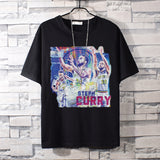 Basketball Sports T Shirt Loose Short-Sleeved T-Shirt Male Student Warrior Curry Basketball Sports