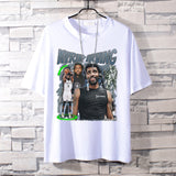 Basketball Sports T Shirt Loose Student Basketball Sport Short Sleeve T-Shirt Men'S Cotton Casual Top