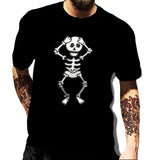 Retro Clown Graphic Male T-shirts Harajuku Tees Man Hip Hop