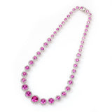 Chains Hip Hop Round Zirconium Necklace Vintage ins St. Valentine's Spectrum
