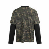 Unisex long-sleeved shirt autumloose camouflage