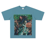 Film Star T Shirt Ace Agent Movie Short Sleeve Loose Retro American Print T-shirt