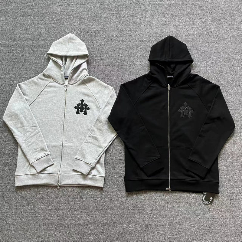 CHH Chrome Heart Hoodie Chrome Heart Chrome cotton terry hooded sweater for men and women