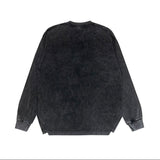 Purple Brand Distressed Long Sleeve Shirt Fashion Distressed Loose Long-sleeved Top