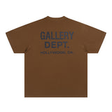 Mens T-shirts GALLERY DEPT printed round neck short-sleeved T-shirt pure cotton