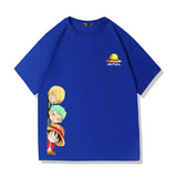 One Piece Anime T-Shirt Men Straw Hat Pirates Monkey