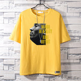 Basketball Sports T Shirt Basketball Sports Lakers Memorial Kobe Short Sleeve T-Shirt Male Students All-Match Loose