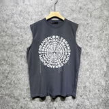 Purple Brand Tank T Shirts Sleeveless T-shirt Vest