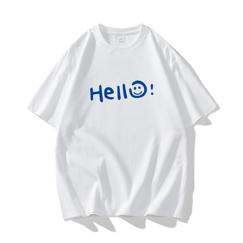 Nasa T Shirt Short-Sleeved T-Shirt Summer Men And Women Couple Cotton Loose