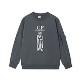 Cp Company Sweatshirts Autumn and Winter Solid Color Sweatshirts Men and Women
