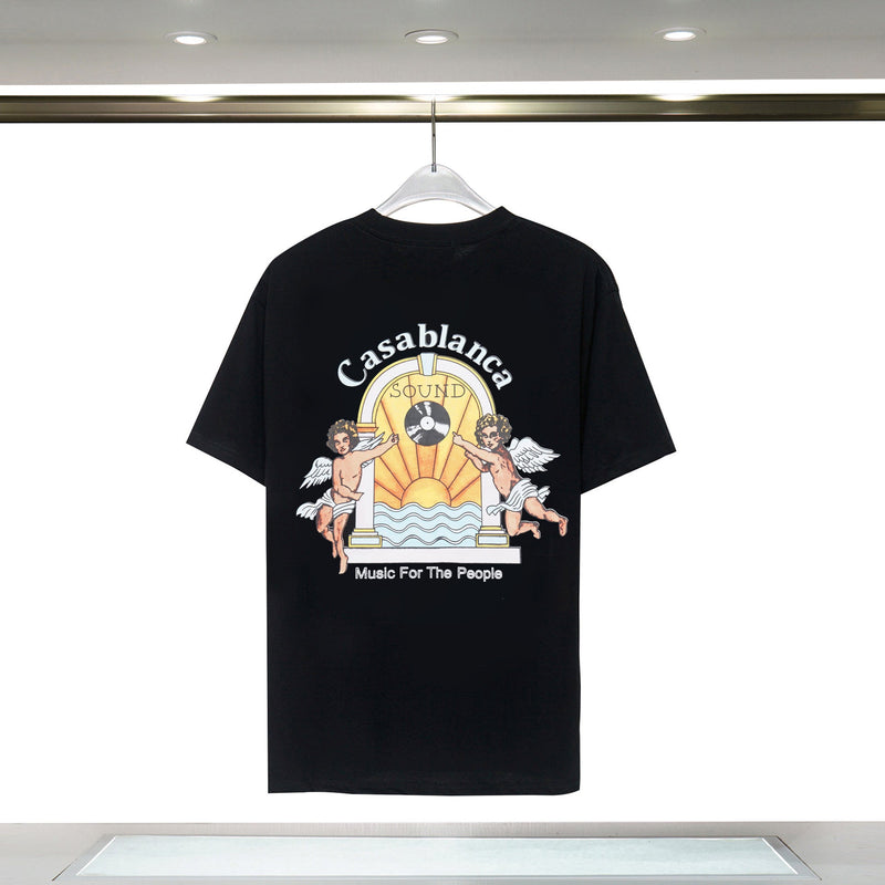 Casablanca T Shirts Fashion Casual Crew Neck Tee