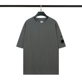 Cp Company T Shirts Men's Cotton Embroidered Casual Crew Neck