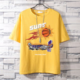 Basketball Sports T Shirt Short-Sleeved T-Shirt Men'S Lakers Kobe Loose Large Size Top Student