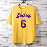 Basketball Sports T Shirt James No. 6 Basketball Sports Student Loose Short Sleeve T-Shirt