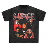 21 Savage T Shirts Loose Distressed T-shirts