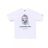 Aape T-Shirts Short Sleeve Men'S Loose Couple Round Neck T-Shirt Women