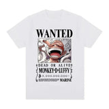 Luffy Gear 5 Men's T-shirt Japanese Anime One Piece Cartoon