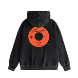 Purple Brand Distressed Hoodie Fashion Old Loose Hooded Sweater