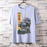 Basketball Sports T Shirt Basketball Sports Student Handsome Lakers Kobe Short Sleeve T-Shirt Men