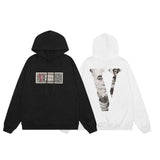 Vlone Hoodie Fall/Winter Dollar Big V Letter Hooded
