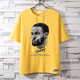 Basketball Sports T Shirt Basketball Sports Trendy Printed Short-Sleeved T-Shirt Men'S Loose