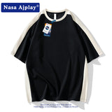 Nasa T Shirt Short Sleeve T-Shirt Men'S Summer T-Shirt Half Sleeve Top Couple Casual