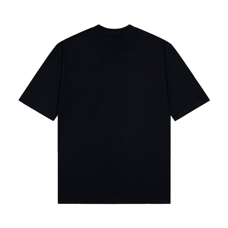 ERD T Shirts Short Sleeve Logo Cartoon Print Loose