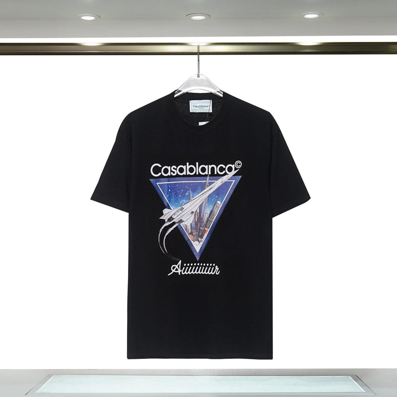 Casablanca T Shirts Fashion Casual Crew Neck Tee