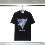 Casablanca T Shirts Fashion Casual Crew Neck Tee