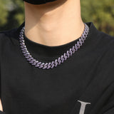 Chains Hip Hop Copper Zircon Chain Vintage Plated Cuban Chain St. Valentine's
