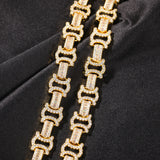 Chains Hip Hop Necklace Full Diamond I-Zircon Necklace INS Royalty St. Valentine's
