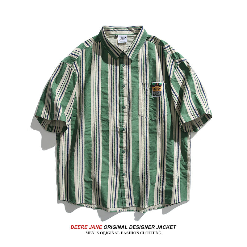 Men's Shirts Men's and Women's T-shirts Summer Fashion Brand Short-Sleeved Shirts