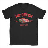 Men's Cars Im Lightning Mcqueen T Shirts  Cotton Tops Crazy