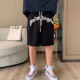 Palm Angle Shorts Palm Angels Letter Printed Casual Shorts Men's and Women's High Street Sports