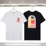 Casablanca T Shirts Rainbow Gate Alphabet