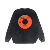 Purple Brand Distressed Long Sleeve Shirt Fashion Distressed Loose Long-sleeved Top