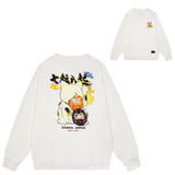 Evisu Sweatshirts Printed Men's and Women's Loose Sweater