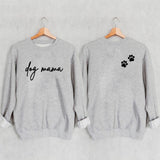 Sweatshirt Front and Back Print Funny