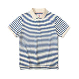 Mariner Shirt Summer Men's T-shirt Sea Soul Polo Shirt Short Sleeve Loose Casual Striped
