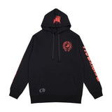 CHH Chrome Heart Hoodie Chrome Hearts Colored Cross Patchwork Sanskrit Graffiti Hooded Sweater
