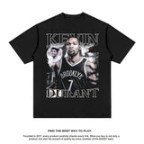 Nba T Shirt Nba Star Kevin Durant Short Sleeve T-shirt Fashion Brand Top