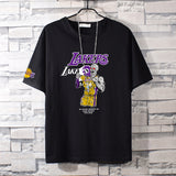 Basketball Sports T Shirt Nba Kobe No. 24 James No. 23 Short Sleeve T-Shirt Men Loose Leisure Sports