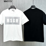 MSGM T-Shirt Loose Short Sleeve T-Shirt