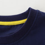 Boy T Shirt Children's Short-Sleeved T-shirt Knitted Cotton Summer Boys T-shirt Cartoon
