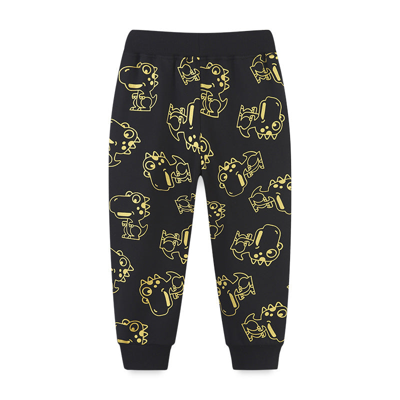 Boy Pants Autumn Boy Crawler Children Cartoon Sports Pants Children Outerwear Crawler